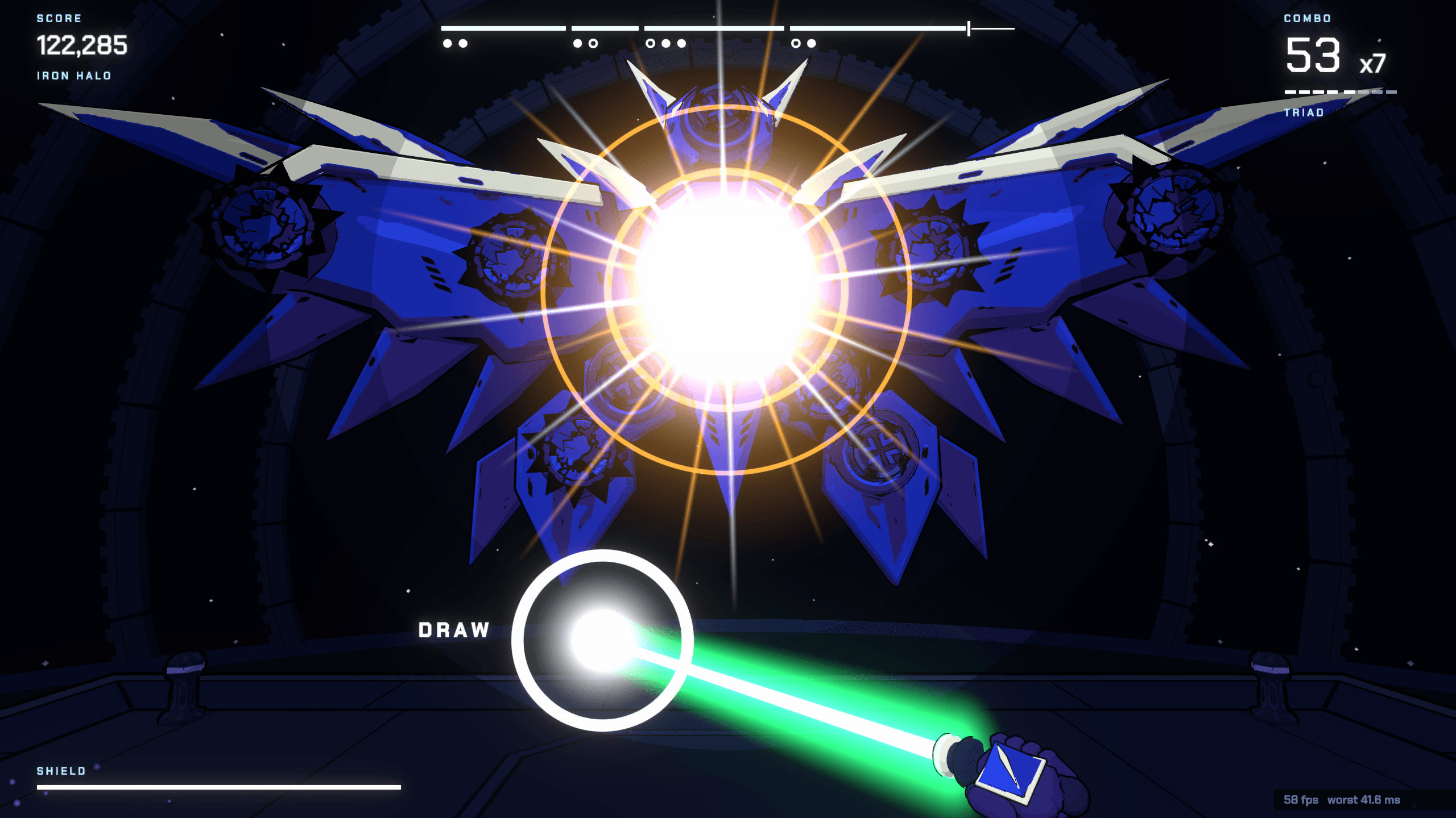 The quickdraw: the core's flash, the blade in the ring